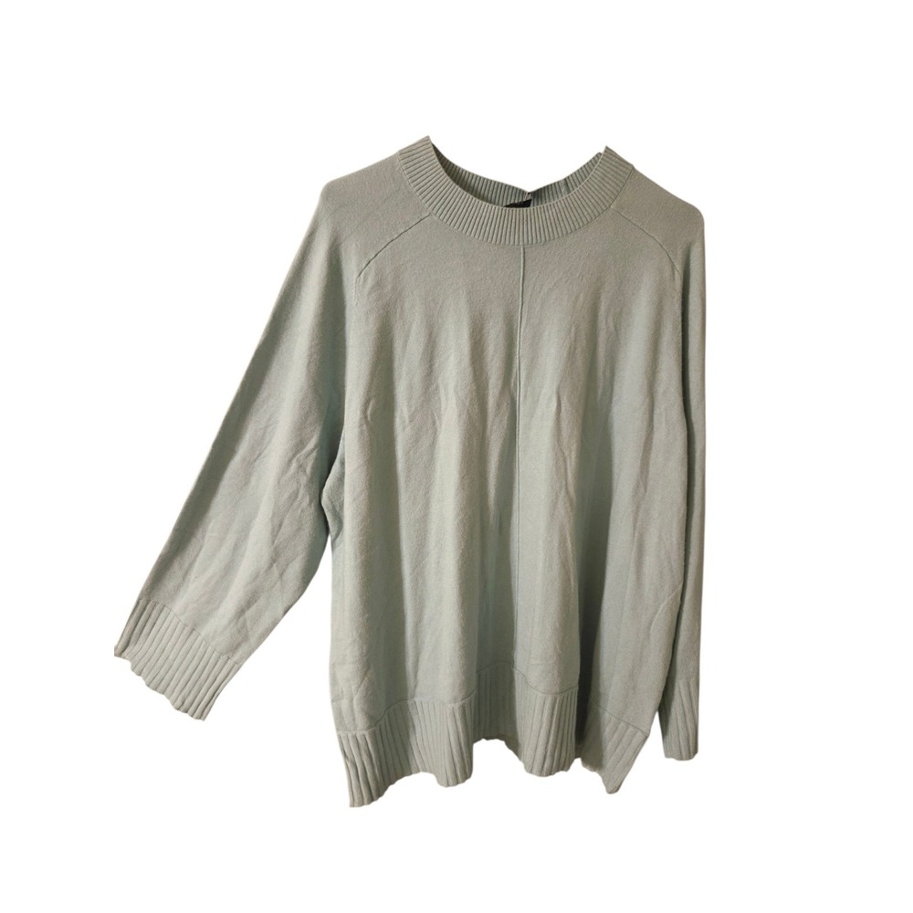 Cyrus Sage Light Green Pullover Soft Crew Neck Sweater 2X NWT stretchy